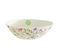 Eddingtons Salad Bowl: 35Cm Mediterranean Garden Salad Bowl, Ceramic