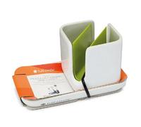 Eddingtons Sink Tidy: Full Circle Ceramic Modular Sink Tidy, White