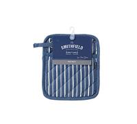 Eddingtons Smithfield Butcher's Stripe Pot Grab - Blue