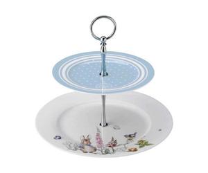 Eddingtons Tiered Cake Stand: 2 Tier Peter Rabbit Cake Stand, Ceramic