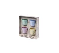 Eddingtons Vintage Set Of 4 Egg Cups Buckets - Pastel Shades - Designs - egg eddingtons 4 set cups pastel buckets designs vintage different