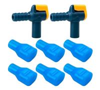 Eddy Bite Valve, Hydration Pack Bite Valve for Hydration Bladder with 6 Angled Hose Connector and 2 Sealing Ring Silicone Mouthpiece Replacement Accessories