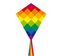 Eddy Rainbow Patchwork 70 cm Kite