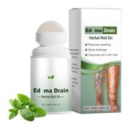 Ede/ma Drain Her/bal Roll On,Vari/cose Ve/ins Treatment for Legs,Foot Cream for Swelling&Discomfort, Athletes Foot Cream&Moisturiser with Natural Ingredients,Effective Var/icose Ve/ins Treatment Cream