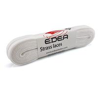 Edea Ice Skate Shoelaces with Crystals, White, Size: 220, White