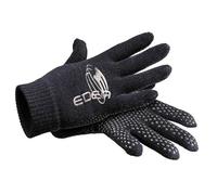 Edea Ice Skating Gripper Gloves (Black, Medium)