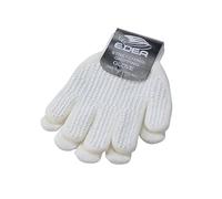 Edea Ice Skating Gripper Gloves (White, Medium)