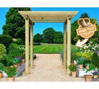 Edecks Bella Walkway Pergola With Super Rafters - 2400mm X 2400mm