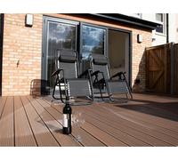 Edecks Bowness Brown Alchemy Habitat Composite Decking Kit (3.6M X 3.6M)