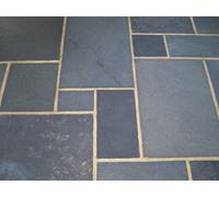 eDecks Calibrated 25mm Indian Stone Paving Carbon Sandstone (16.5M2 Project Pack)