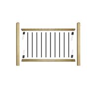 Edecks Traditional Decking Balustrade Starter Kit - 1200mm Span - With 1200mm Posts