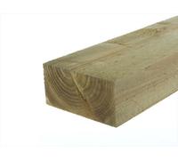 Edecks Treated Sawn Sleepers Outdoor Garden Landscaping Decking Boarders Pack Of 7 - 2400mm (8 X 4" / 200 X 100mm)
