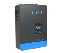EDECOA 3000W 24V Solar Power Inverter 24V DC to 230V 240V AC Hybrid All-in-One Inverter with 80A MPPT Solar Charger Controller EM-302A (Compatible with Wireless Module ED-BW)