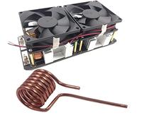 EDEDE Induction Heating Induction Heater 2000W 50A ZVS Low voltage induction heating board Power supply module Flyback Driver Heater coil Heaters(ZVS with Tube)