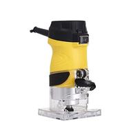 EDEDE Palm Router Trimmer, Woodworking Electric Trimmer Wood Milling Engraving Slotting Trimming Machine Hand Carving Machine Wood Router Router Tool