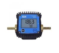 EDEDE Water Flow Meter, G1/4" G1/2" Micro Flow Digital Display Meter, ar Flow Meter Gasoline Oil Hydraulic Oil Soy Oil Water 0.1-10L/min Pagoda for Water, Diesel & Other Liquids(0.1-7LPM)