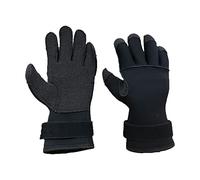 EDEDE Wetsuit Gloves, 3MM Diving Gloves For Underwater Non-slip Spearfishing Equipment Adjustable Black Gloves for Scuba Diving, Snorkeling, Surfing, Paddling(L)