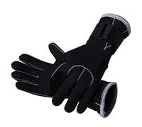 EDEDE Wetsuit Gloves, Swimming Gloves Snorkeling Diving Equipment Anti Scratch Keep Warm Spearfishing Kayaking Surf Gloves for Scuba Diving, Snorkeling, Surfing, Paddling(Nero,S(Length21cm))