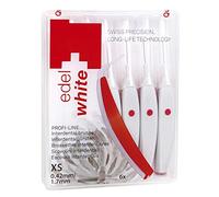 Edel + White interdental Brushes XS White, 6 brushes in one pack, 0.42mm