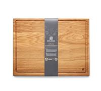 Edeldings Ash Wood Striped Cutting Board, 40 cm, Oak Wood, Gelb Braun
