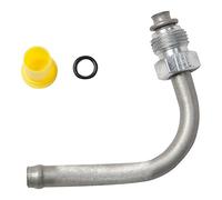Edelmann 39139 Power Steering Line End Fitting Assembly - 17mm x Beaded Tube - 90 degree