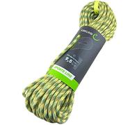Edelrid On Sight Dry Climbing Rope 9.5 mm (Dynamic Single Rope, Impregnated), Colour: Snow Yellow, Size: 40 Metres