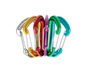 Edelrid - Pack of 6 automatic locking carabiners - Nineteen G Sixpack in Aluminium - Red Red one size