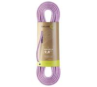 EDELRID Unisex - Adult Birdlime 1R 9.8mm Climbing Rope, Pink-Royal, 60 M