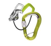 EDELRID Unisex - Adult Mega Jul Belay Kit Bulletproof Screw II Fuse Device, Oasis, One Size