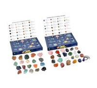 Edelsteine Countdown Kalender | Adventskalender Für Kinder Mit 24 Edelsteinen Zur Weihnachtszeit - Festtagsgeschenk für Erwachsene Jugendliche Geologiebegeisterte Männer Frauen Familien