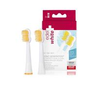 Edelwhite Toothbrush Heads for Sonic Generation SG8 (Winner) - SG12, Edel+White Toothbrush Heads Ultrasoft Dual Clean Pack of 2 (100-192)