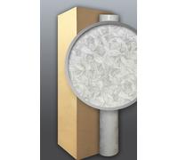 EDEM 80322BR60 non-woven paintable wallpaper 25 m stucco white 5 rolls 132 sqm