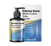 Edema Ease Black Cumin Care Cream, 2025 New Black Cumin Herbal Cream, Natural Plant Repair Balm, Joint Repair C-Ream, Effectively Reduce Leg Discomfort for All Skin Types (100g, 1Pc)