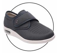 Edema Shoes for Swollen Feet Women Extra Wide Fit Trainers Women's Shoes Orthopedic Shoes for Men Soft Shoes for Swollen Feet Ladies Walking Shoes Women Shoes (Color : Grey, Size : 6.5 UK)