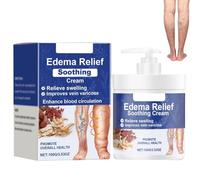 Edema Soothing Herbal Cream, Anti Swelling Cream for Legs, Swell Clear Lymphatic Drainage Massage Cream, Naturally Reduce Swelling, Effectively Reduce Leg Discomfort for All Skin Types