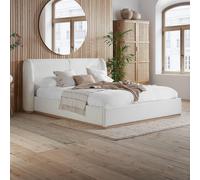 Eden Bed - White Fabric - Sizes Available