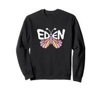 Eden Butterfly - Personalized Cute Name Word Art Sweatshirt