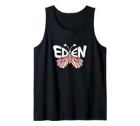 Eden Butterfly - Personalized Cute Name Word Art Tank Top