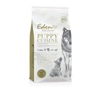 Eden Puppy Cuisine 2kg Small Kibble. Naturally Complete Premium Dry Puppy Food for Puppies & all-lifestages -Salmon, Chicken, Turkey, herring, and duck. For the best start in life.