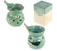 Eden Floral Bird Bath Ceramic Oil Burner