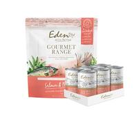 Eden Gourmet Range Salmon & Pheasant Dog Food Bundle, 1x 2Kg Bag and 6 x Cans