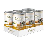 Eden Gourmet Turkey, Goose & Rabbit Wet Food 6x400g. Naturally Complete Premium Wet Dog Food for Adult & Senior Dogs. Formulated with highly digestible protein, prebiotics for digestive health.
