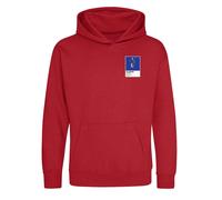 Eden Hazard Chelsea Icon Frame Kids Hoodie - Red / 18-24 months