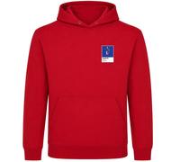 Eden Hazard Chelsea Icon Frame Men's Hoodie - Red / XL