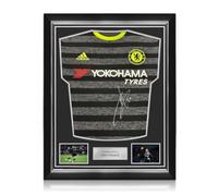 Eden Hazard Signed Chelsea 2016-17 Away Football Shirt. Superior Frame