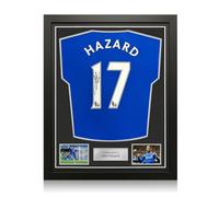 Eden Hazard Signed Original Chelsea 2013-14 Shirt (OG Print). Framed