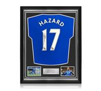 Eden Hazard Signed Original Chelsea 2013-14 Shirt: OG Print. Superior Frame