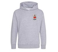 Eden Hazard World Cup Sticker Kids Hoodie - Gray / 14-15 years
