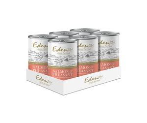 Eden Holistic Pet Foods Wet Dog Food Salmon & Pheasant 6x 400g Bulk Purchase Excellent Food Score High Meat Content Trusted Manufacture