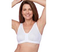 Eden House Ladies Front Fastening Bra Non Wired Magic Cotton Bra White 20